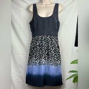 Rare Maeve by Anthropology 100% Silk Ombré Crushing Waves Dresses